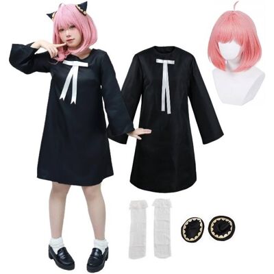Hopki Strój Kostium Cosplay Anya Forger Spyxfamily 170/176 L Peruka Hopki Strój Kostium Cosplay Anya Forger Spyxfamily 170/176 L Peruka