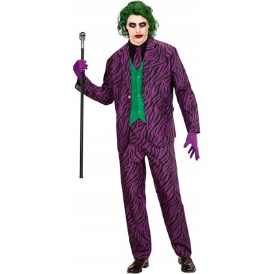 Widmann STRÓJ KOSTIUM PRZEBRANIE JOKER BATMAN COSPLAY KLAUN DLA DOROSŁYCH KOMPLET Widmann STRÓJ KOSTIUM PRZEBRANIE JOKER BATMAN COSPLAY KLAUN DLA DOROSŁYCH KOMPLET
