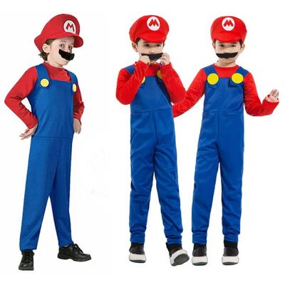 Inny producent STRÓJ KOSTIUM SUPER MARIO 8L 120-130CM L Inny producent STRÓJ KOSTIUM SUPER MARIO 8L 120-130CM L