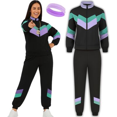 Hopki Strój Lata 80 90 Disco Przebranie Dres Ortalionowy Retro Fitness M L Hopki Strój Lata 80 90 Disco Przebranie Dres Ortalionowy Retro Fitness M L