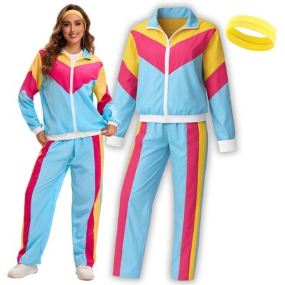 Hopki Strój Lata 80 90 Disco Przebranie Dres Ortalionowy Retro Fitness S 158 164 Hopki Strój Lata 80 90 Disco Przebranie Dres Ortalionowy Retro Fitness S 158 164