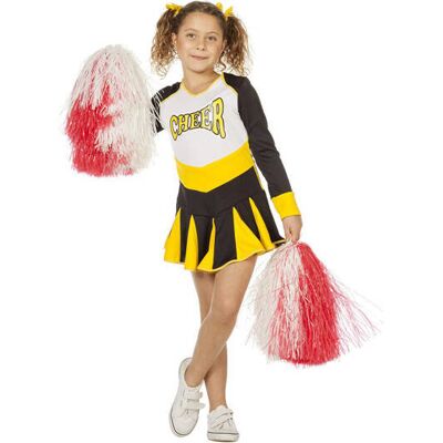 Wilbers Strój Mała Cheerleaderka Czarno-Żółta-116 Wilbers Strój Mała Cheerleaderka Czarno-Żółta-116