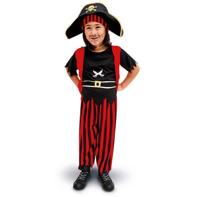 Party Deco Strój Pirata, Dziecięcy, Rozmiar 96-116 Cm Party Deco Strój Pirata, Dziecięcy, Rozmiar 96-116 Cm