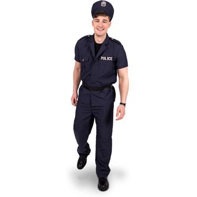 PartyDeco Strój Policjant, granat, rozmiar L PartyDeco Strój Policjant, granat, rozmiar L