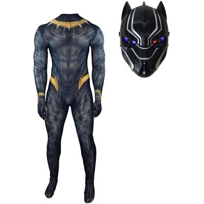 Hopki STRÓJ PRZEBRANIE PANTERA SUPERBOHATER MASKA SKIN COSPLAY NA BAL 158 164 Hopki STRÓJ PRZEBRANIE PANTERA SUPERBOHATER MASKA SKIN COSPLAY NA BAL 158 164