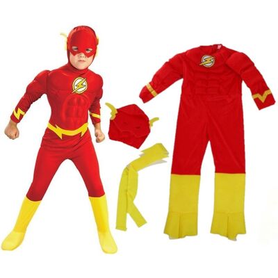 Hopki STRÓJ PRZEBRANIE FLASH SUPERBOHATER MASKA DC BŁYSKAWICA 146 152 (z metki XL) Hopki STRÓJ PRZEBRANIE FLASH SUPERBOHATER MASKA DC BŁYSKAWICA 146 152 (z metki XL)