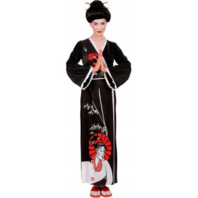 Widmann STRÓJ PRZEBRANIE JAPOŃSKIE DAMSKIE KIMONO SZLAFROK KOSTIUM GEJSZY HALLOWEEN Widmann STRÓJ PRZEBRANIE JAPOŃSKIE DAMSKIE KIMONO SZLAFROK KOSTIUM GEJSZY HALLOWEEN