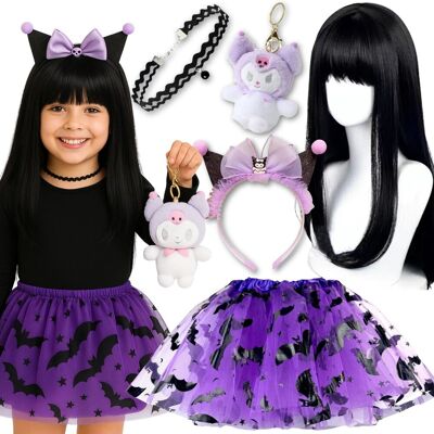 Hopki STRÓJ PRZEBRANIE KUROMI KRÓLIK KRÓLICZEK SPÓDNICZKA TUTU HALLOWEEN 98 116 Hopki STRÓJ PRZEBRANIE KUROMI KRÓLIK KRÓLICZEK SPÓDNICZKA TUTU HALLOWEEN 98 116