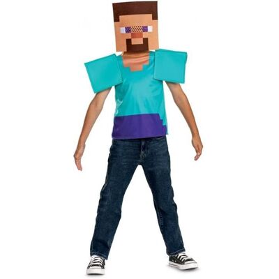 GODAN Strój przebranie Steve Minecraft , rozm. S (4-6 lat) GODAN Strój przebranie Steve Minecraft , rozm. S (4-6 lat)