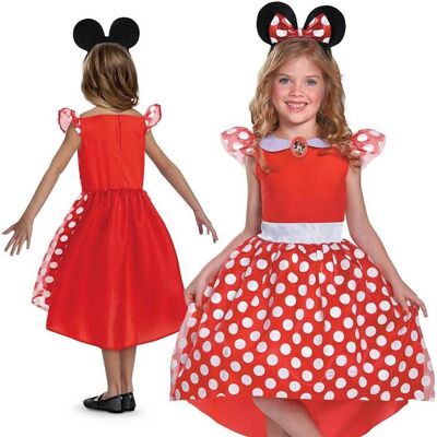 Czerwony kostium Minnie Mouse dla Dzieci - Sukienka i Opaska Czerwony kostium Minnie Mouse dla Dzieci - Sukienka i Opaska