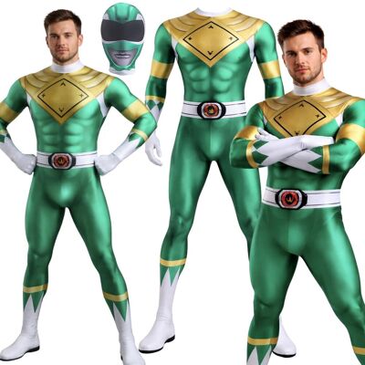 Hopki STRÓJ SUPERBOHATER PRZEBRANIE ZIELONY WOJOWNIK KOSTIUM COSPLAY SKIN 158 164 Hopki STRÓJ SUPERBOHATER PRZEBRANIE ZIELONY WOJOWNIK KOSTIUM COSPLAY SKIN 158 164