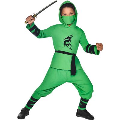 AMSCAN Strój Wojownik Ninja Zielony-146 AMSCAN Strój Wojownik Ninja Zielony-146