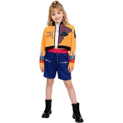 GODAN Zestaw Dla Dzieci Kpop Piosenkarka Rumi (Spodenki, Top, Kurtka) Rozm. 130/140 Cm GODAN Zestaw Dla Dzieci Kpop Piosenkarka Rumi (Spodenki, Top, Kurtka) Rozm. 130/140 Cm