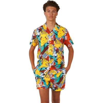 Zestaw Letni Chłopięcy Pika Pikachu Pokemon Opposuits -158 Zestaw Letni Chłopięcy Pika Pikachu Pokemon Opposuits -158