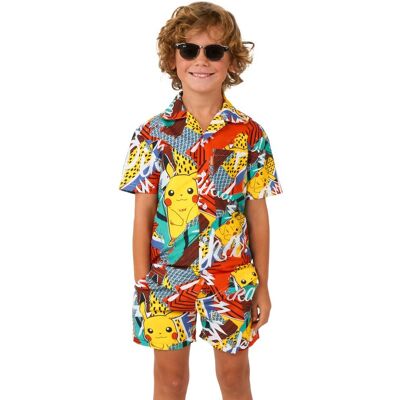 Zestaw Letni Dziecięcy Pika Pikachu Pokemon Opposuits -98 Zestaw Letni Dziecięcy Pika Pikachu Pokemon Opposuits -98