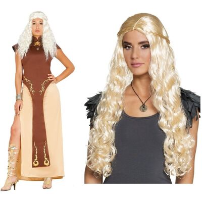 PartyTino Zestaw Strój Daenerys Gra o Tron M plus Peruka 2el MK318 PartyTino Zestaw Strój Daenerys Gra o Tron M plus Peruka 2el MK318