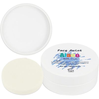 Inny producent Farba Do Twarzy I Ciała Biała Zmywalna 100 G Inny producent Farba Do Twarzy I Ciała Biała Zmywalna 100 G