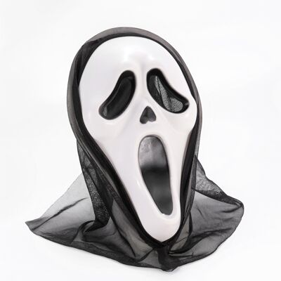 Inny producent Faschinfever Maska Duch – Maska Kostiumowa – Przebranie Ghostface Horror Na Halloween I Karnawał Dla Mężczyzn I Kobiet Inny producent Faschinfever Maska Duch – Maska Kostiumowa – Przebranie Ghostface Horror Na Halloween I Karnawał Dla Mężczyzn I Kobiet