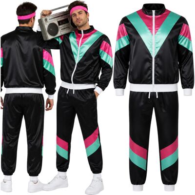 Labello Kostium Lat 80 Przebranie Rap Disco Hip Hop Na Imprezę Tematyczną Retro Dres M Labello Kostium Lat 80 Przebranie Rap Disco Hip Hop Na Imprezę Tematyczną Retro Dres M
