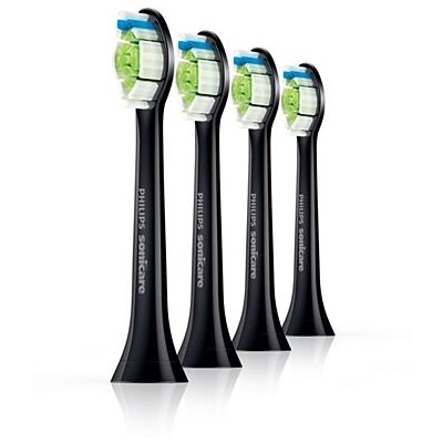 Końcówki DiamondClean PHILIPS HX6064, 4 szt - standardowa, czarna pasuje do Sonicare wybielające zęby usuwa przebarwienia usuwa płytkę CE FDA RoHS Końcówki DiamondClean PHILIPS HX6064, 4 szt - standardowa, czarna pasuje do Sonicare wybielające zęby usuwa przebarwienia usuwa płytkę CE FDA RoHS