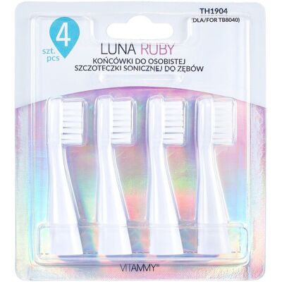Końcówka do szczoteczek VITAMMY Luna/Ruby, 4 szt. Końcówka do szczoteczek VITAMMY Luna/Ruby, 4 szt.