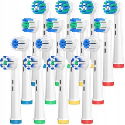 Inny producent KOŃCÓWKI DO SZCZOTECZKI ELEKTRYCZNEJ BRAUN ORAL-B WYMIENNE GŁÓWKI BIAŁE x16 Inny producent KOŃCÓWKI DO SZCZOTECZKI ELEKTRYCZNEJ BRAUN ORAL-B WYMIENNE GŁÓWKI BIAŁE x16