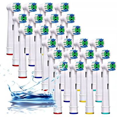 Inny producent Końcówki Do Szczoteczki Elektrycznej Oral B Zestaw 24 Szt Wymienne 6 X Eb17-P Inny producent Końcówki Do Szczoteczki Elektrycznej Oral B Zestaw 24 Szt Wymienne 6 X Eb17-P
