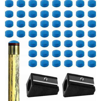 Inny producent KOŃCÓWKI KIJA 50 SZTUK 10MM SKÓRA WYMIENNE BILARD AKCESORIA SNK Inny producent KOŃCÓWKI KIJA 50 SZTUK 10MM SKÓRA WYMIENNE BILARD AKCESORIA SNK