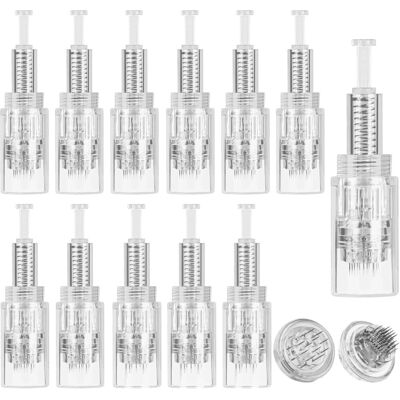 Inny producent LOPHE Dermapen Microneedling, 12 igieł Dermapen 12 końcówek x 3 + 36 końcówek x 9, mikro końcówki Derma Pen, wymienne mikro igły do elektrycznego pi.. Inny producent LOPHE Dermapen Microneedling, 12 igieł Dermapen 12 końcówek x 3 + 36 końcówek x 9, mikro końcówki Derma Pen, wymienne mikro igły do elektrycznego pi..