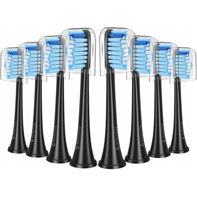 Inny producent WYMIENNE GŁÓWKI DO SZCZOTECZKI ELEKTRYCZNEJ PHILIPS CZARNE ZESTAW 8 SZTUK Inny producent WYMIENNE GŁÓWKI DO SZCZOTECZKI ELEKTRYCZNEJ PHILIPS CZARNE ZESTAW 8 SZTUK