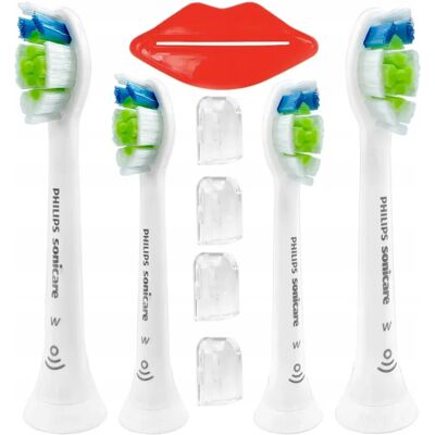 4x Końcówka Philips Hx6064 Sonicare Diamond Clean + Dodatki 4x Końcówka Philips Hx6064 Sonicare Diamond Clean + Dodatki