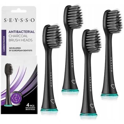 4x Końcówki Do Szczoteczki Seysso Antibacterial 4x Końcówki Do Szczoteczki Seysso Antibacterial