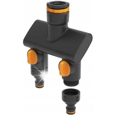 Fiskars Comfort Rozdzielacz Ogrodowy Do Wody Podwójny Na Kran On/off Fiskars Comfort Rozdzielacz Ogrodowy Do Wody Podwójny Na Kran On/off
