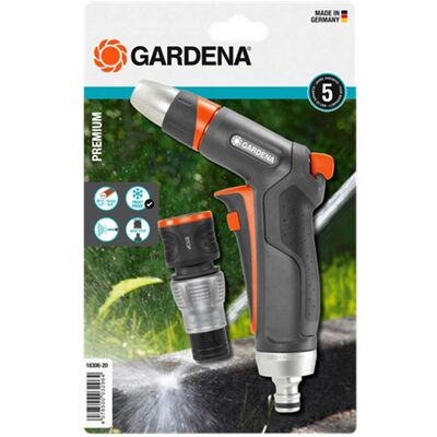 Gardena Premium Zraszacz + Złączka Stop 18306-20 Zestaw Gardena Premium Zraszacz + Złączka Stop 18306-20 Zestaw