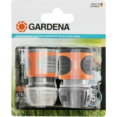Gardena Zestaw Szybkozłączek 13/15 Mm Z Funkcją Stop I Ochroną Gardena Zestaw Szybkozłączek 13/15 Mm Z Funkcją Stop I Ochroną