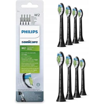 Końcówki Końcówka Do Szczoteczki Philips Sonicare W2 Optimal White 8 Sztuk Końcówki Końcówka Do Szczoteczki Philips Sonicare W2 Optimal White 8 Sztuk