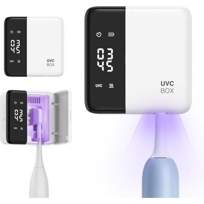 Inny producent Sterylizator UV do szczoteczek z suszarką 60°C, montaż na ścianie Inny producent Sterylizator UV do szczoteczek z suszarką 60°C, montaż na ścianie