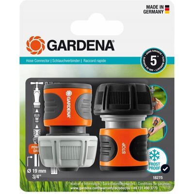 Zestaw Przyłączeniowy Gardena Do Węża 19mm Zestaw Przyłączeniowy Gardena Do Węża 19mm