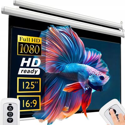 DNA EKRAN PROJEKCYJNY ŚCIENNY ELEKTRYCZNY 265x179 CM 125' DUŻY FULL HD + PILOT DNA EKRAN PROJEKCYJNY ŚCIENNY ELEKTRYCZNY 265x179 CM 125' DUŻY FULL HD + PILOT