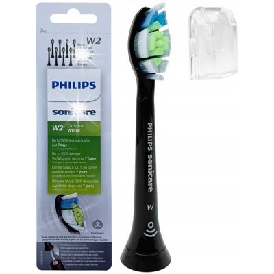 2x KOŃCÓWKA PHILIPS DIAMOND CLEAN HX6062 BLACK DO SZCZOTECZKI SONICZNEJ 2x KOŃCÓWKA PHILIPS DIAMOND CLEAN HX6062 BLACK DO SZCZOTECZKI SONICZNEJ