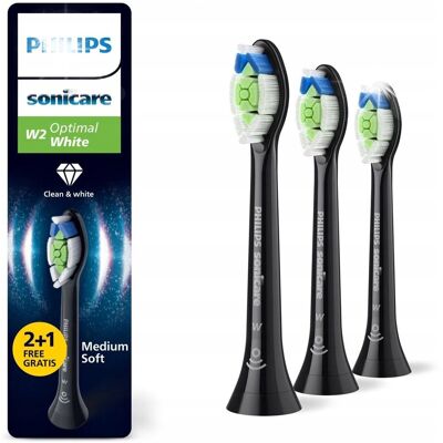 4X KOŃCÓWKA DO SZCZOTECZKI SONICZNEJ PHILIPS DIAMONDCLEAN BLACK HX6064 4X KOŃCÓWKA DO SZCZOTECZKI SONICZNEJ PHILIPS DIAMONDCLEAN BLACK HX6064