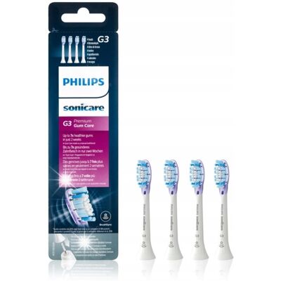 4X KOŃCÓWKI DO SZCZOTECZKI SONICZNEJ PHILIPS SONICARE G3 GUM CARE HX9054/17 4X KOŃCÓWKI DO SZCZOTECZKI SONICZNEJ PHILIPS SONICARE G3 GUM CARE HX9054/17
