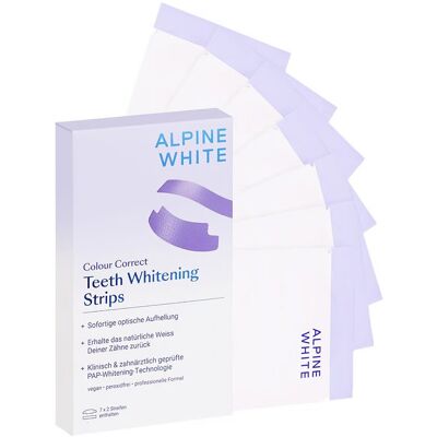 Alpine White, Purple Whitening Strips fioletowe paski wybielające do zębów 14szt. Alpine White, Purple Whitening Strips fioletowe paski wybielające do zębów 14szt.