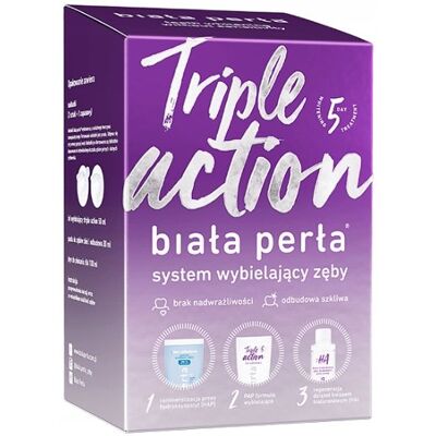 Biała Perła Triple Action Do Wybielania Zębów Biała Perła Triple Action Do Wybielania Zębów