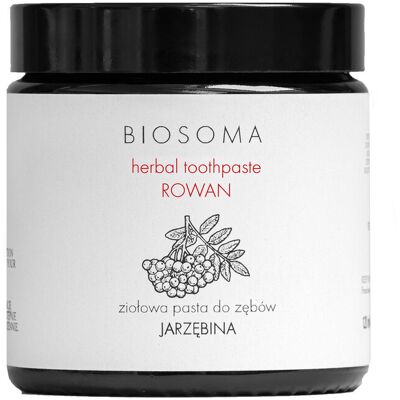 Biosoma, Ziołowa Naturalna Pasta Do Zębów Jarzębina, Linia Raw, 120 Ml Biosoma, Ziołowa Naturalna Pasta Do Zębów Jarzębina, Linia Raw, 120 Ml
