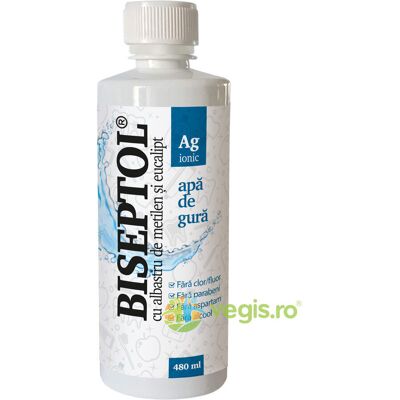 BiSeptol Płyn do płukania jamy ustnej z błękitem metylenowym i eukaliptusem 480ml BiSeptol Płyn do płukania jamy ustnej z błękitem metylenowym i eukaliptusem 480ml