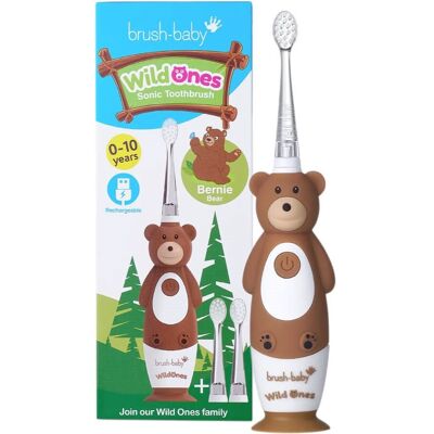 Brush-Baby WildOnes szczoteczka soniczna dla dzieci 0-10l Bernie Bear Brush-Baby WildOnes szczoteczka soniczna dla dzieci 0-10l Bernie Bear