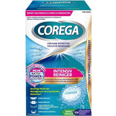 COREGA TABS tabletki do czyszczenia protez zębowych aparatów 108 szt COREGA TABS tabletki do czyszczenia protez zębowych aparatów 108 szt