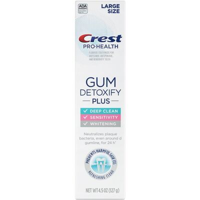 Crest Pro-Health Gum Detoxify Plus Pasta do zębów ochrona dziąseł 127 g Crest Pro-Health Gum Detoxify Plus Pasta do zębów ochrona dziąseł 127 g