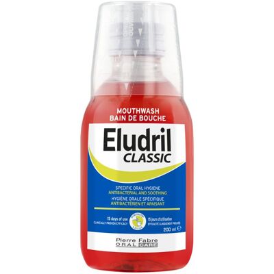 Eludril, Płyn do płukania ust, Anti-plaque, 200 ml Eludril, Płyn do płukania ust, Anti-plaque, 200 ml